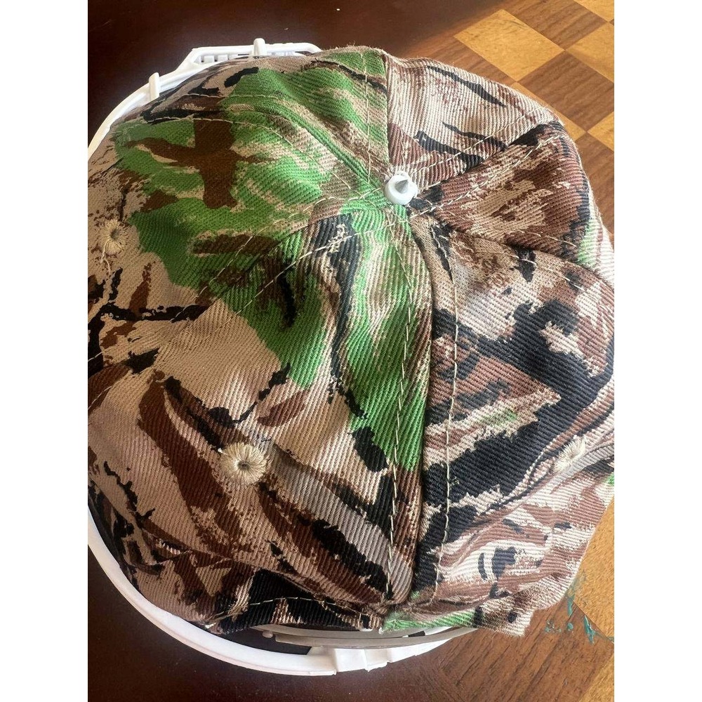 Vintage Jug Island Hunting Club Camo Snapback Hat Tiger Stripe Deer Buck - Picture 3 of 5